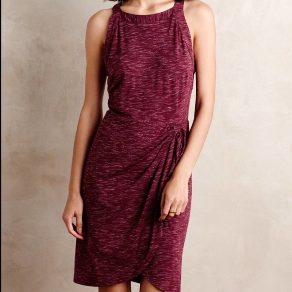 Anthropologie Maeve lisette tie waist dress xl